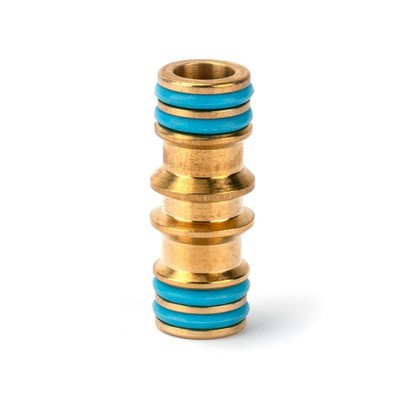 Holman 12mm 2-Way Brass Coupling Hose Fitting Connector Car Wiring Adapter