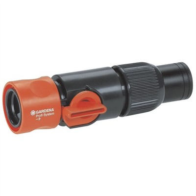 GARDENA 19mm Maxi Flo Hose Connector With Control Valve Car Wiring Adapter