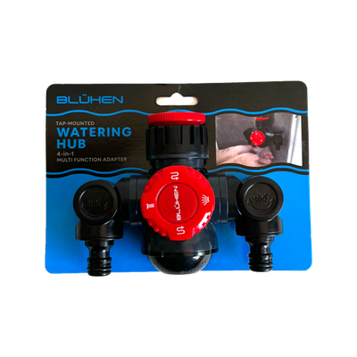 Bluhen 4 In 1 Mounted Tap Watering Hub Adaptor Car Wiring Adapter