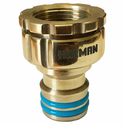 Holman 18mm Brass Grip n Lock Tap Adapter Car Wiring