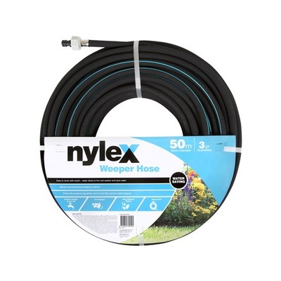 Nylex 12mm x 50m Weeper Hose With 2m Garden Hose Replacement Hose Auto Part