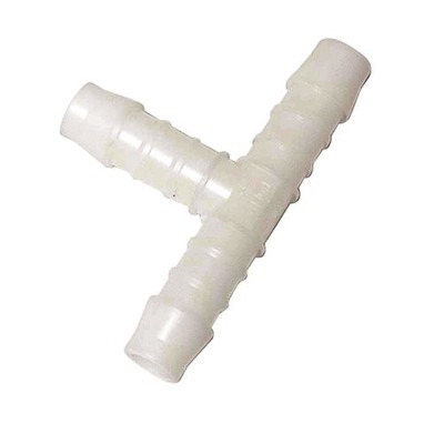 GD Watermark 8mm Clear Vinyl Tube Fitting T-Piece Connector - 5 pieces Adapter