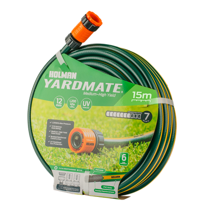 Holman 12mm x 15m Yardmate Garden Hose Replacement Hose Auto Part