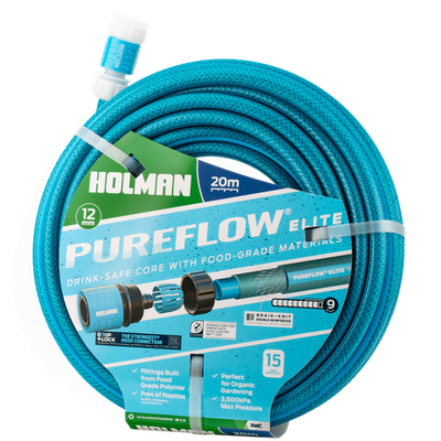 Holman 12mm × 20m PUREFLOW® ELITE Drinking Water Safe Hose Replacement Hose