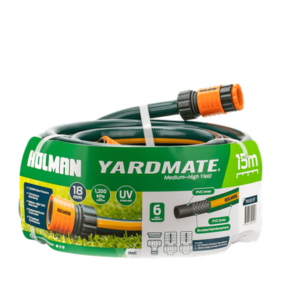 Holman 18mm x 15m Yardmate Garden Hose Replacement Hose Auto Part