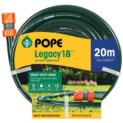 Pope Legacy18 Garden Hose TR 18mm x 20m Replacement Hose Auto Part