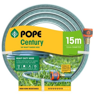 Pope 12mm x 15m Century TR Garden Hose Replacement Hose Auto Part