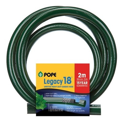 Pope 18mm x 2m Legacy18 Unfitted Garden Hose Replacement Hose Auto Part
