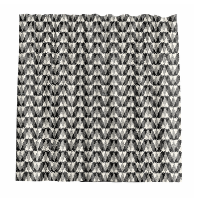 Barelli 180 x 180cm Polyester Shower Curtain Woven Chevron
