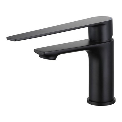evekare Matte Black Extended Lever Basin Mixer