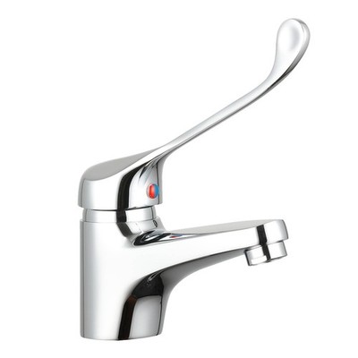 evekare Chrome Extended Wrist Lever Basin Mixer