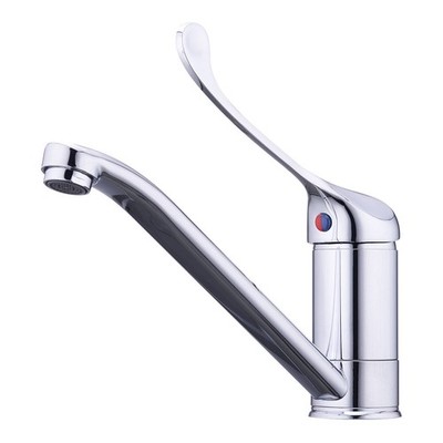 evekare Chrome Extended Wrist Lever Sink Mixer