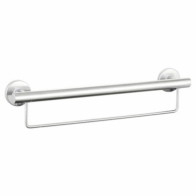 evekare 600mm Stainless Steel Towel Rail With Grab Rail