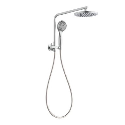 Estilo Chrome 3 Function 1/2 Twin Rail Shower Set