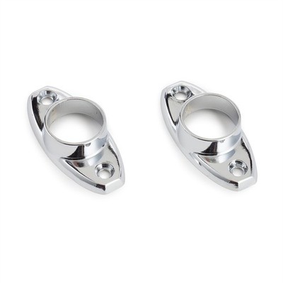 Sandleford 19mm Chrome Oval Flange 2 pcs