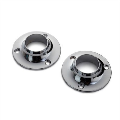 Sandleford 25mm Chrome Round Flange - 2 pieces