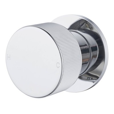 Mondella 35mm Chrome Resonance Textured Handle Bath / Shower Mixer