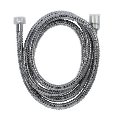 FIX-A-SHOWER 2m Chrome Plated Stainless Steel Shower Hose Replacement Hose