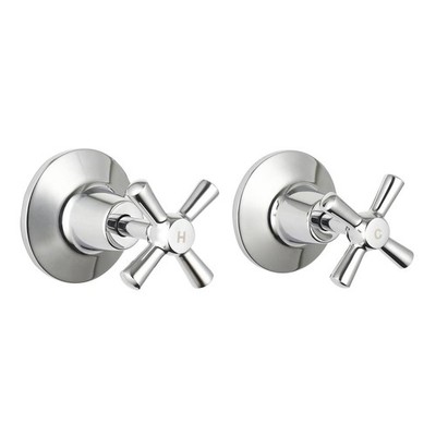Mondella Chrome Cadenza 1/2 Turn Wall Top Assembly - Chrome