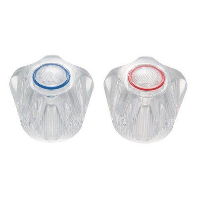 Shaw & Mason Clear Universal Multi Fit Tap Handles - Pair
