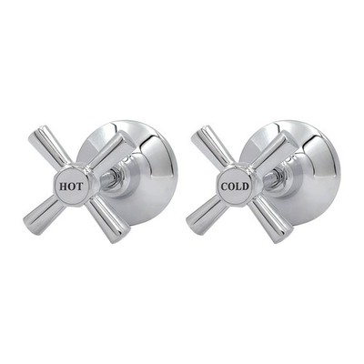 Shaw & Mason Chrome Easy Clean Wall Top Assembly