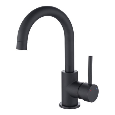 Estilo 35mm Matte Black Side Lever Basin Mixer