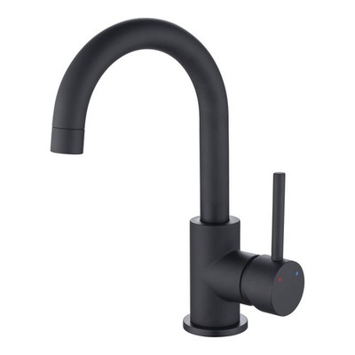 Estilo 35mm Matte Black Side Lever Basin Mixer