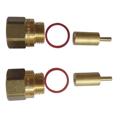 Kinetic 25mm Wall Tap Spindle Extender - 2 pieces