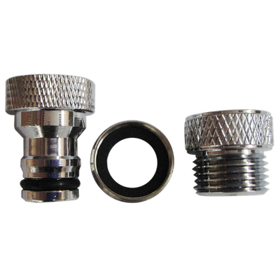 Kinetic 3 Piece Chrome Plated Aerator Adaptor Kit Car Wiring Adapter