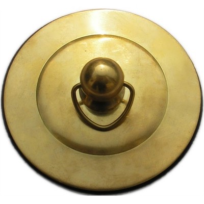 Kinetic 50mm Polished Brass Deluxe Ring Pull Plug