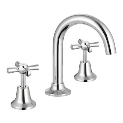 Mondella Chrome Cadenza 1/2 Turn Basin Set(1)2 colours