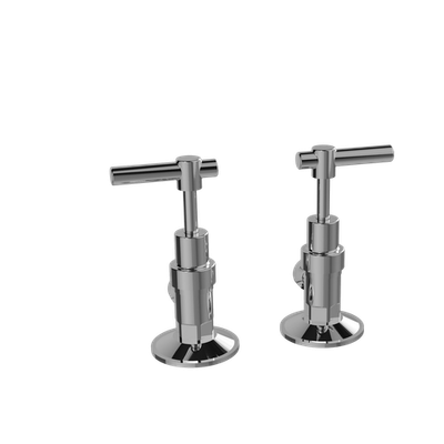 Ezyfix Chrome Washing Machine Modern Lever Taps Lead Free