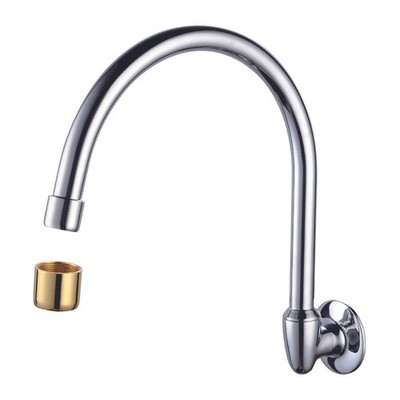 Shaw & Mason Large Chrome Swivel Wall Sink / Spa Spout