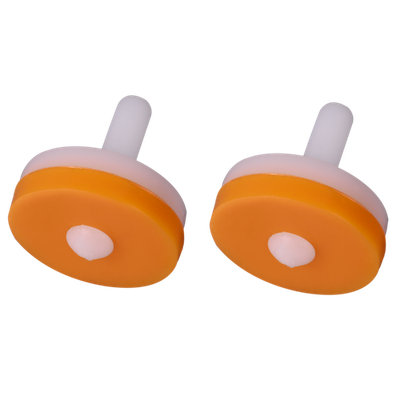 Kinetic 15mm Yellow Premium Nylon Tap Valve - 2 pieces