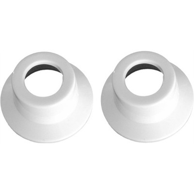 Shaw & Mason White Plastic Basin Flange - 2 pieces