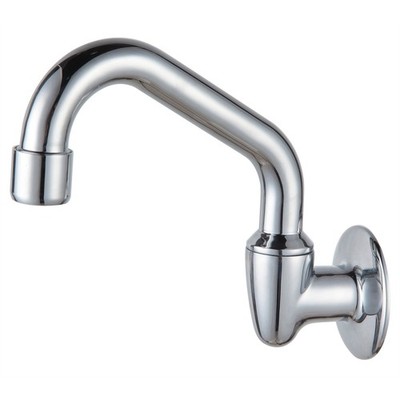 Shaw & Mason 120mm Chrome Swivel Tube Wall Spout