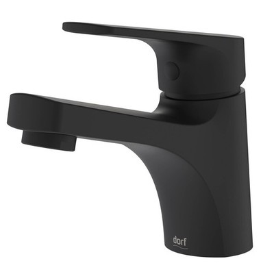 Dorf Black Matte Lead Free Kip Basin Mixer
