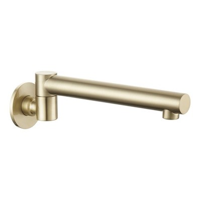 Mondella Bath Swivel Spout Brushed Brass Resonance