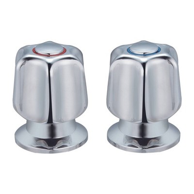 Shaw & Mason Chrome Star Style Basin Top Assembly - Pair