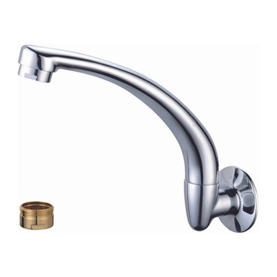 Shaw & Mason Chrome Swivel Wall Cast Sink Spout Workshop Tool