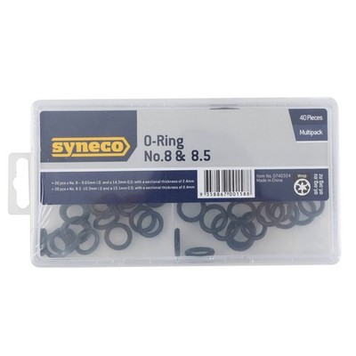 Syneco No. 8 & No. 8.5 Assorted O Ring Set Workshop Tool