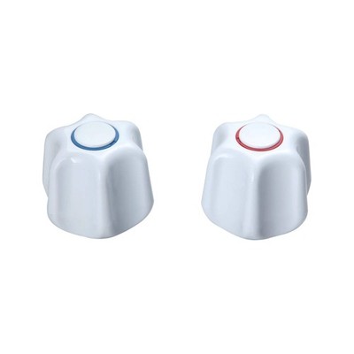 Shaw & Mason White PVC Star Style Handles - Pair Workshop Tool