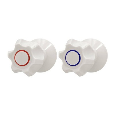Shaw & Mason Ivory Six Point Style Wall Top Assembly - Pair Workshop Tool
