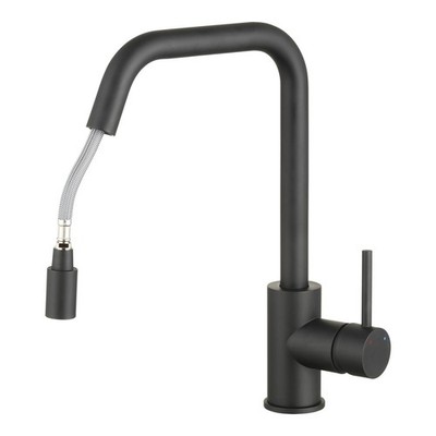 Estilo 35mm Matte Black Side Lever Pull Down Sink Mixer Workshop Tool