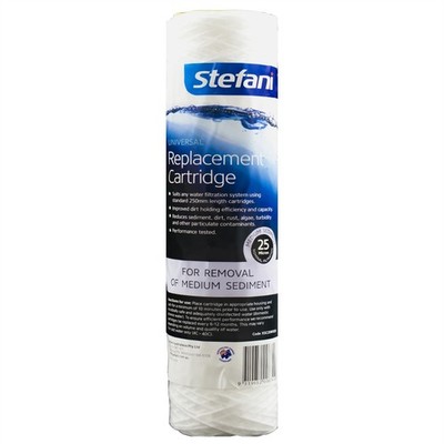 Stefani 25 Micron Medium Sediment Universal Replacement Cartridge – 250mm