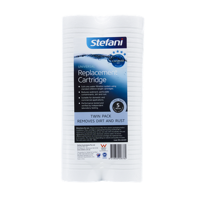 Stefani 5.0 Micron Normal Duty Universal Cartridge - Twin Pack Workshop Tool