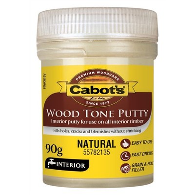 Cabot's 90g Natural Wood Tone Putty Workshop Tool