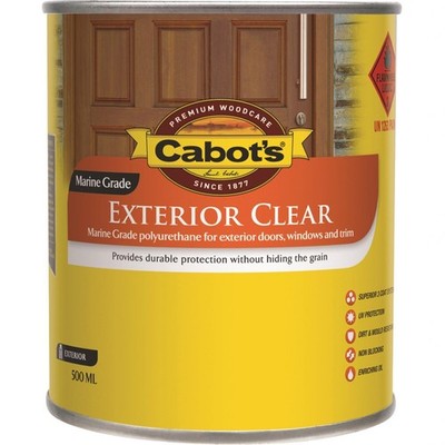 Cabot's 500ml Clear Satin Exterior Timber Finish - 500ml(11)More options availab