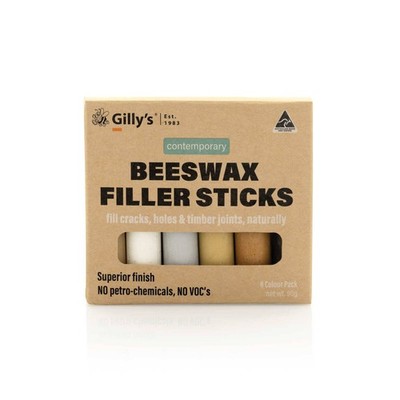 Gilly's Beeswax Filler Sticks Contemporary 6 Colour Pack Workshop Tool