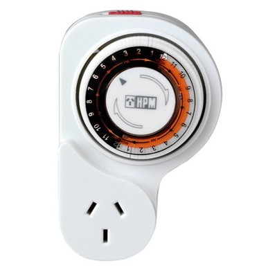 HPM 24hr Analog Timer With Offset Double Pole - Single